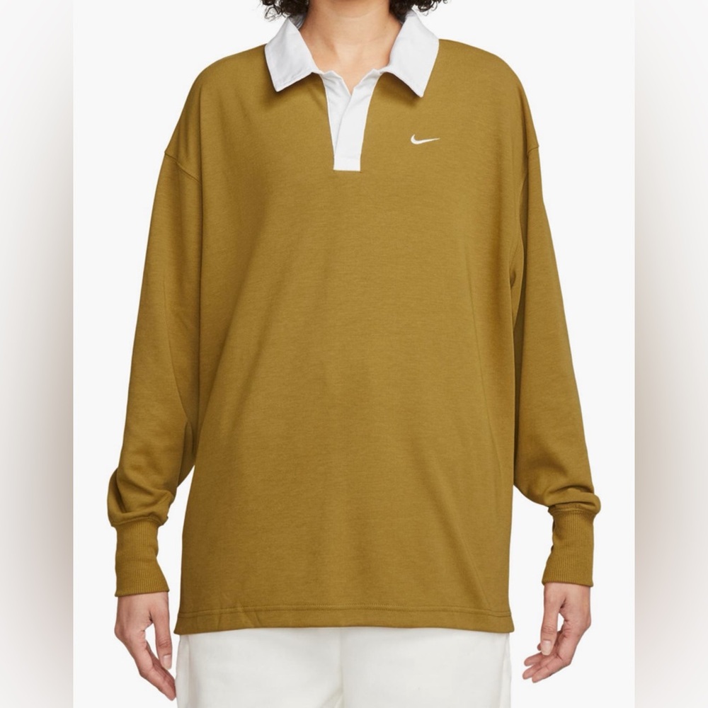 Nike Oversized Long Sleeve Polo